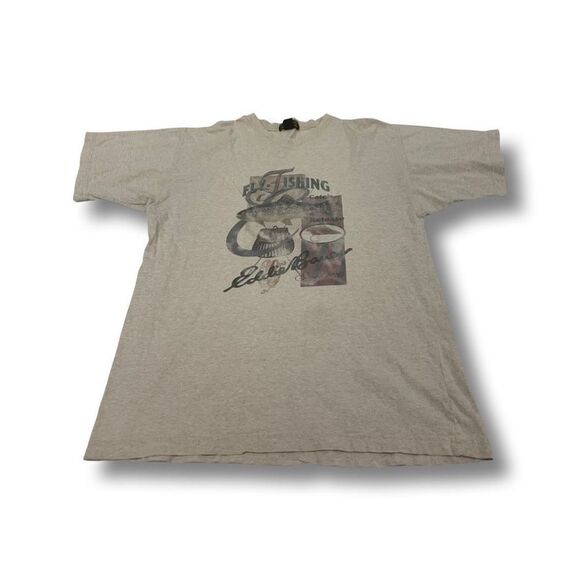 Vintage Graphic Fly Fishing T-shirt - Picture 1 of 7